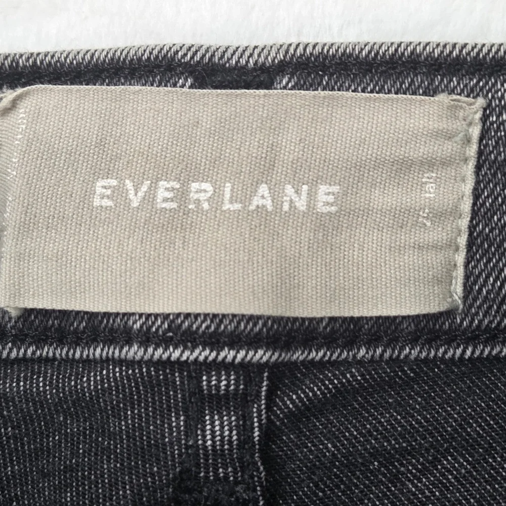 Everlane Womens 25 Tall Charcoal Gray High Rise Skinny Jeans‎ Denim RN139393